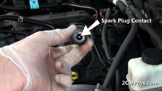 spark plug contact