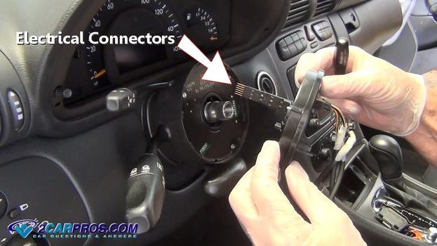 steering wheel clock spring electrical connectors