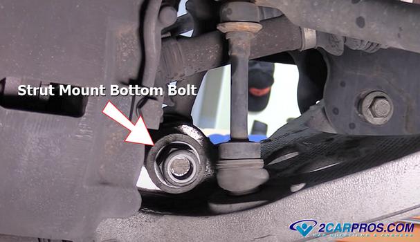 strut mount bottom bolt