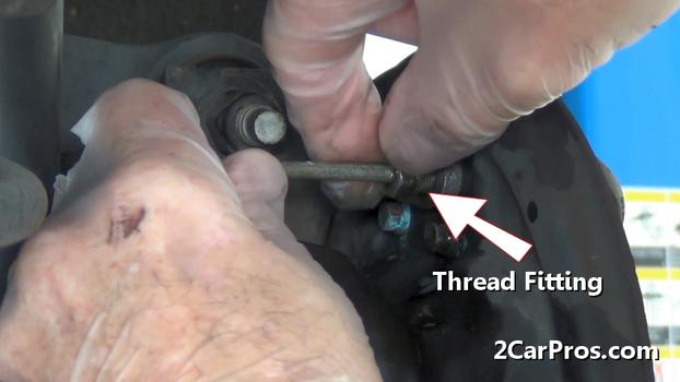 thread wheel cylinder fitting