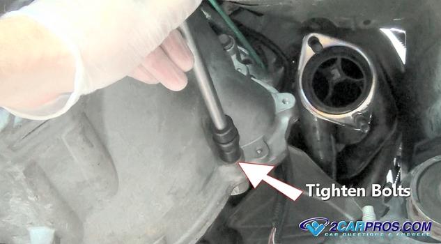 tighten transmission mounting bolts