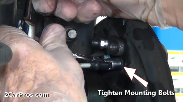 tighten wheel cylinder mounting bolts
