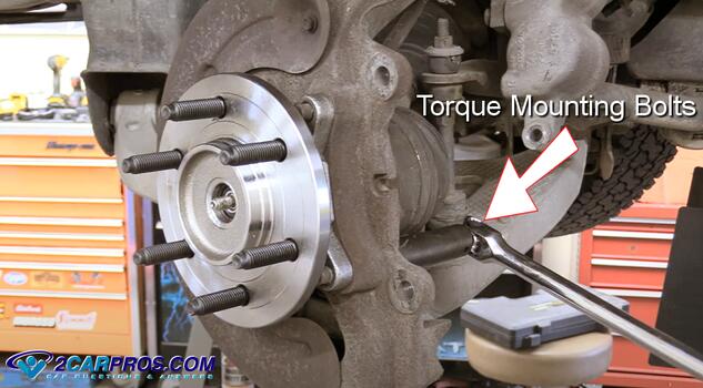 torque bearing hub mounting bolts