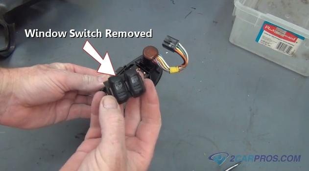 window switch removed