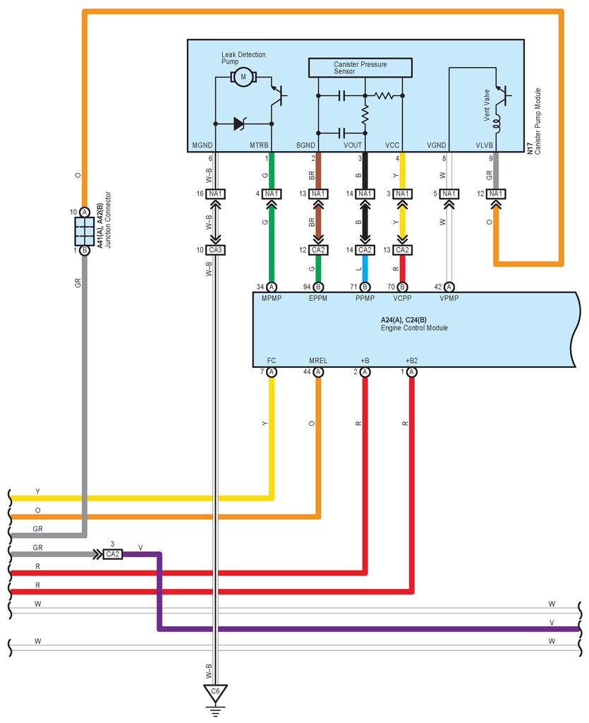 Wiring Diagram Needed For The Fuel System Relays And Fuel Pump