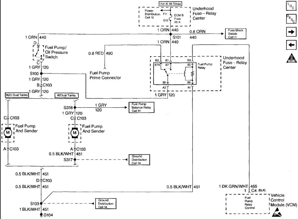 Gmc Fuel Pump Wiring Complete Wiring Diagram