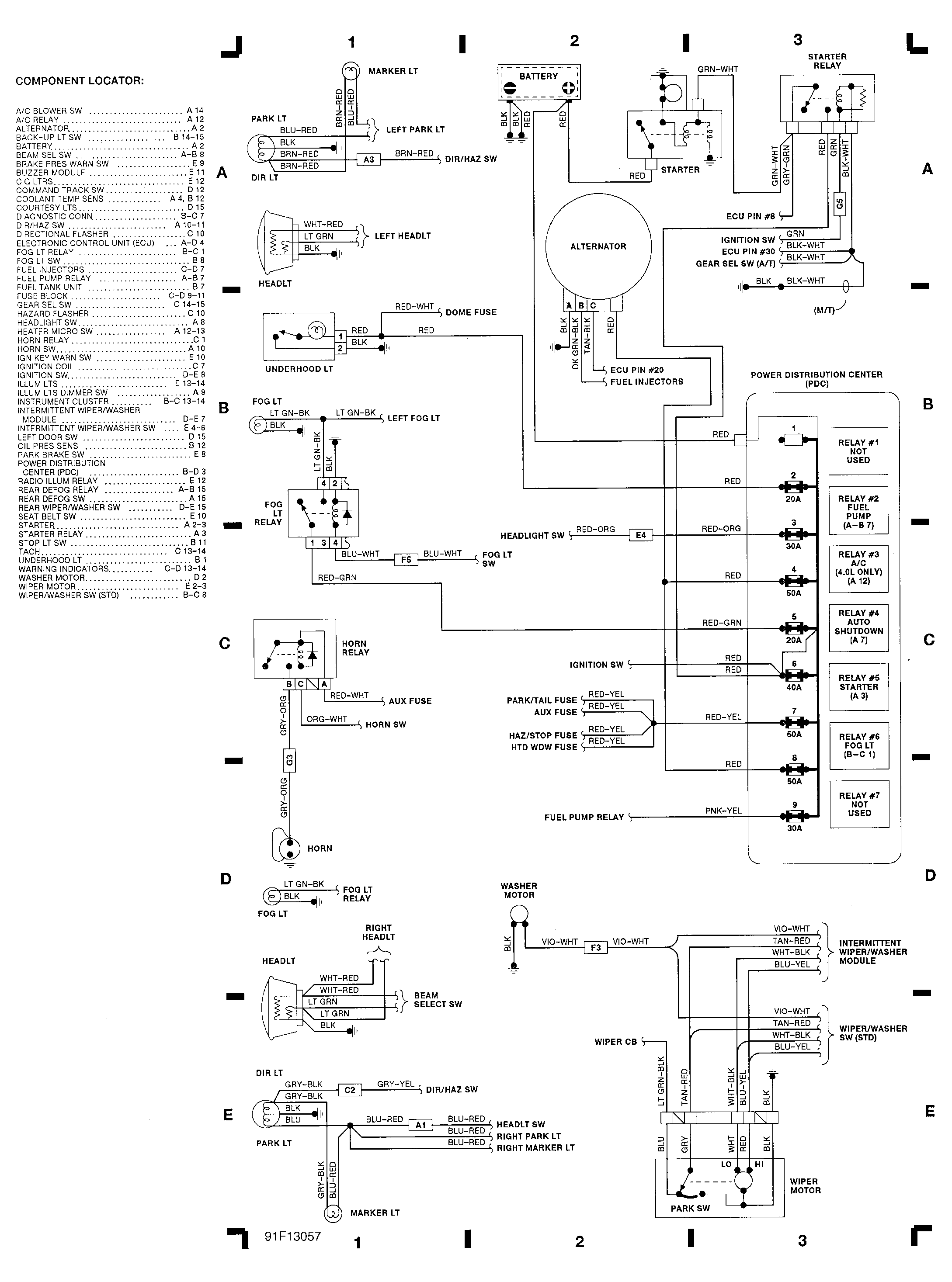 91 Jeep Wrangler Wiring Diagram