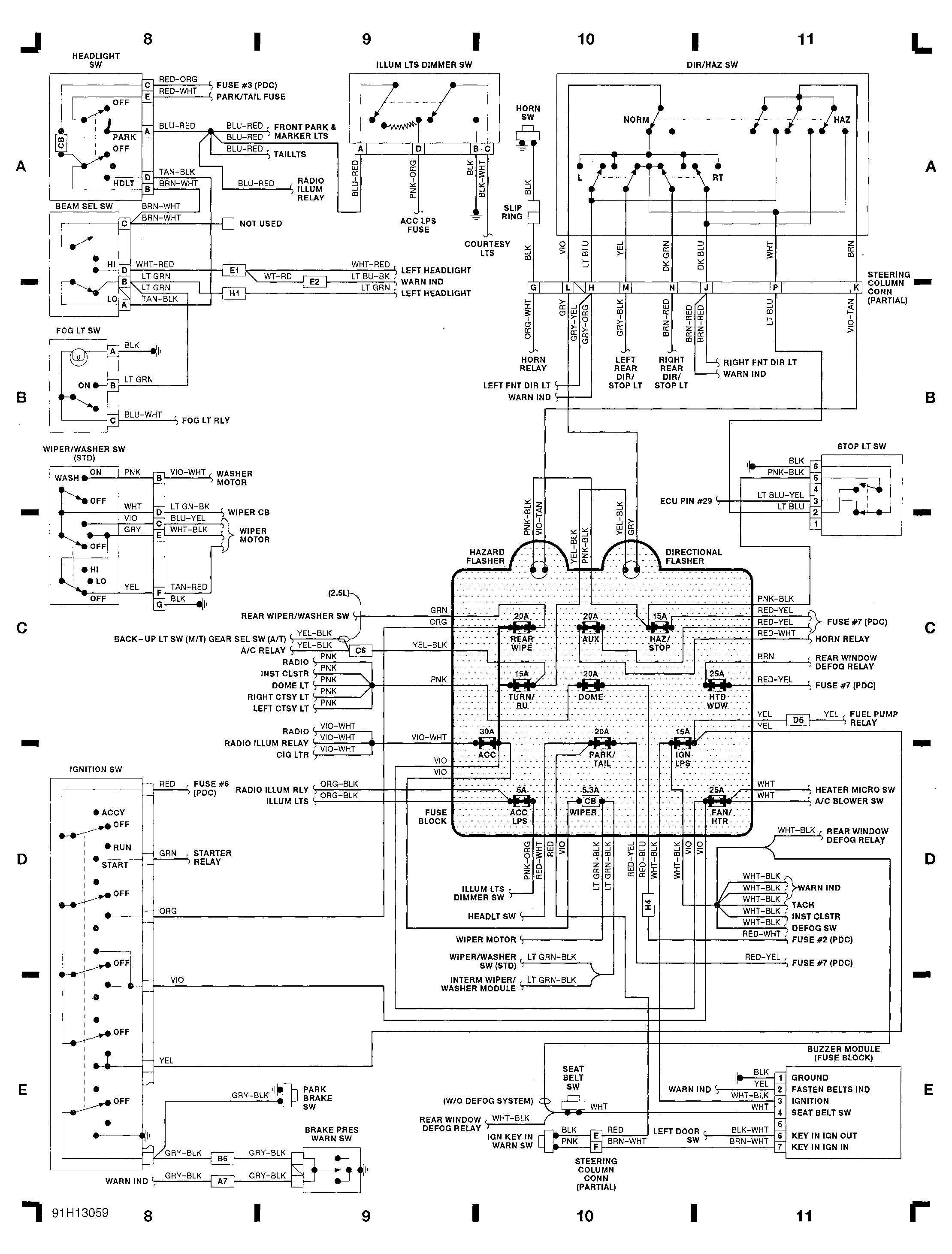 Jeep Jk Turn Signal Wiring Diagram from www.2carpros.com