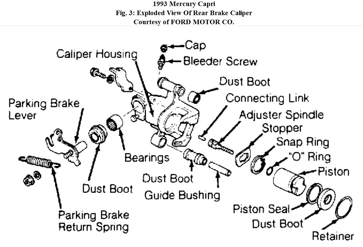 Changing Brakes Removing Rear Calipers to Change Brakes on a 1993...