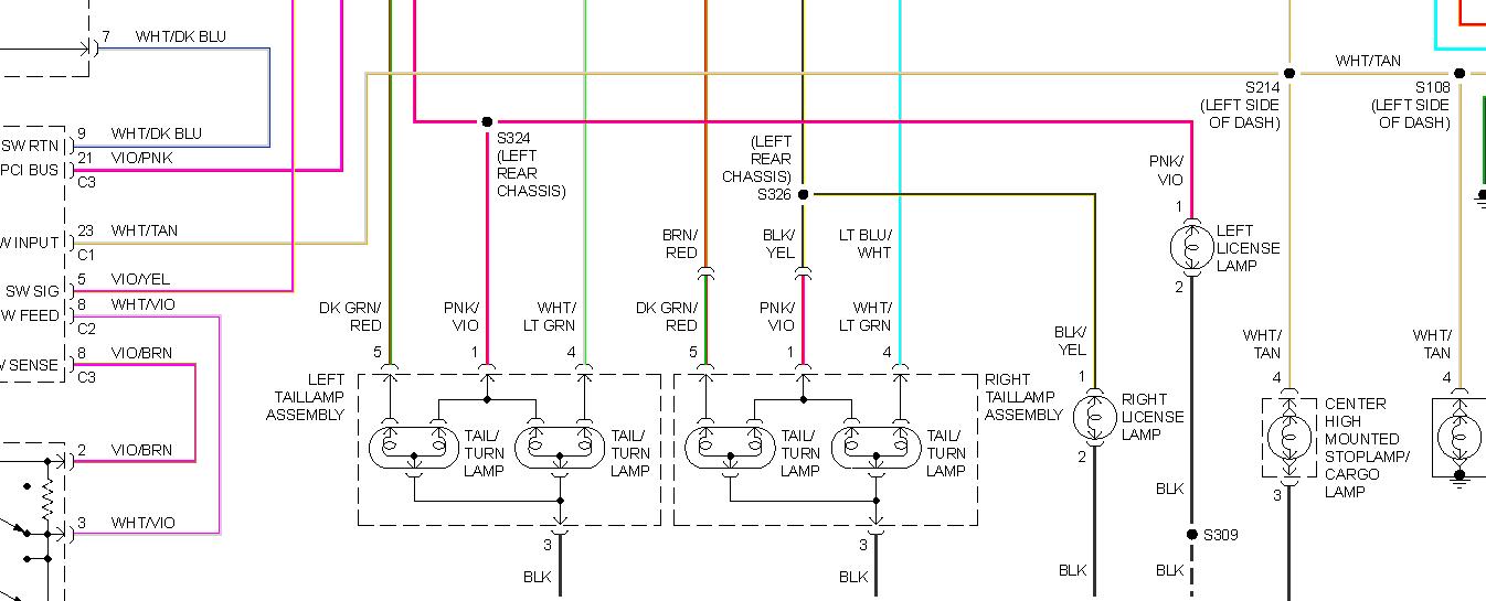 Ford Ranger Tail Light Wiring - Wiring Diagram