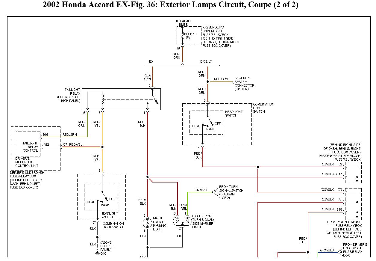 2002 Honda Accord Wiring Diagram