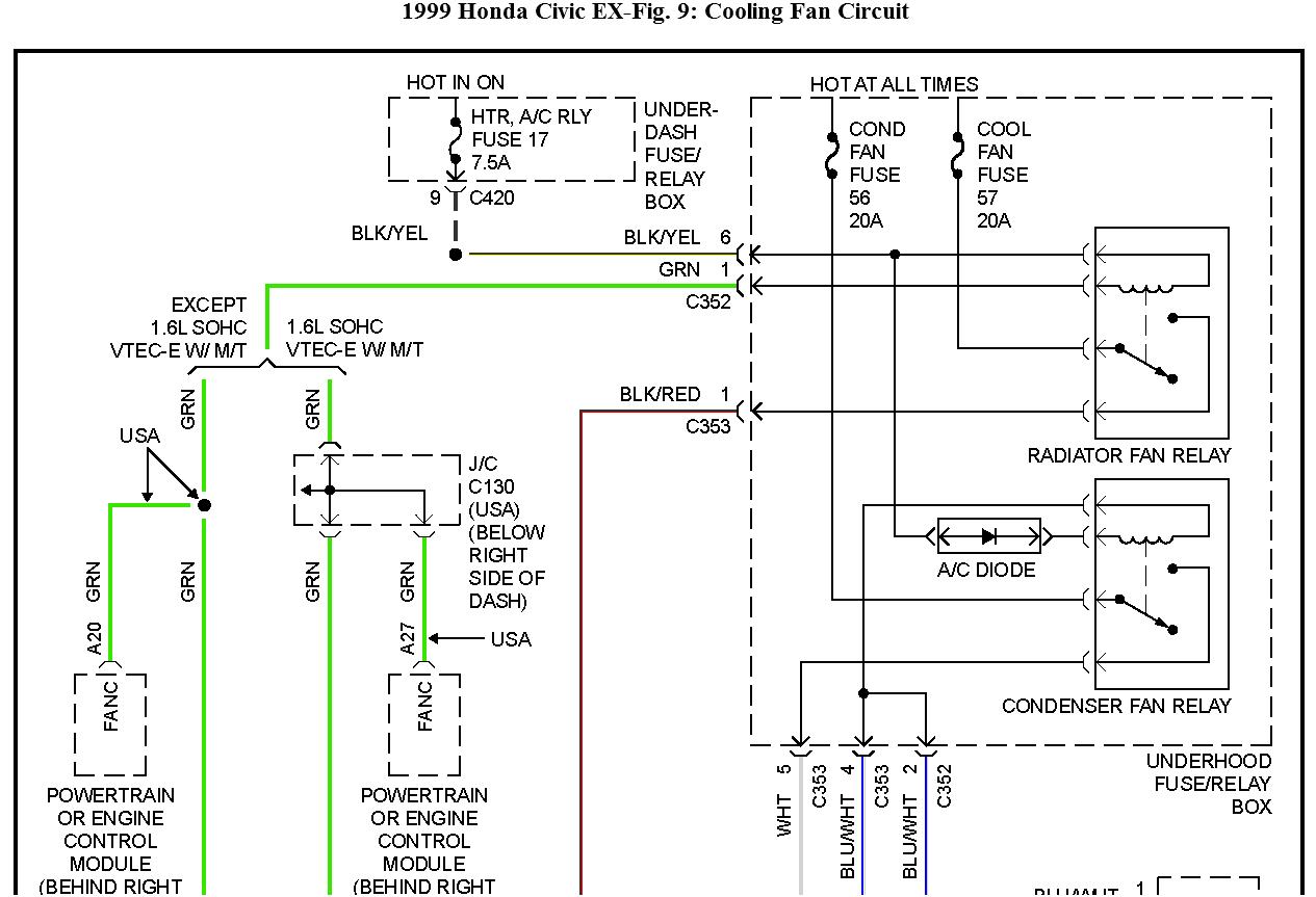 2000 Honda Civic Ac Wiring Diagram Images - Wiring Diagram Sample