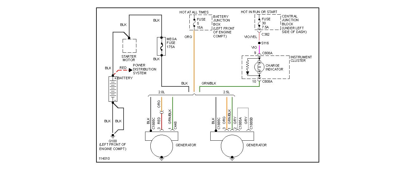 Ford Contour 2 0 Engine Diagram - Wiring Diagram