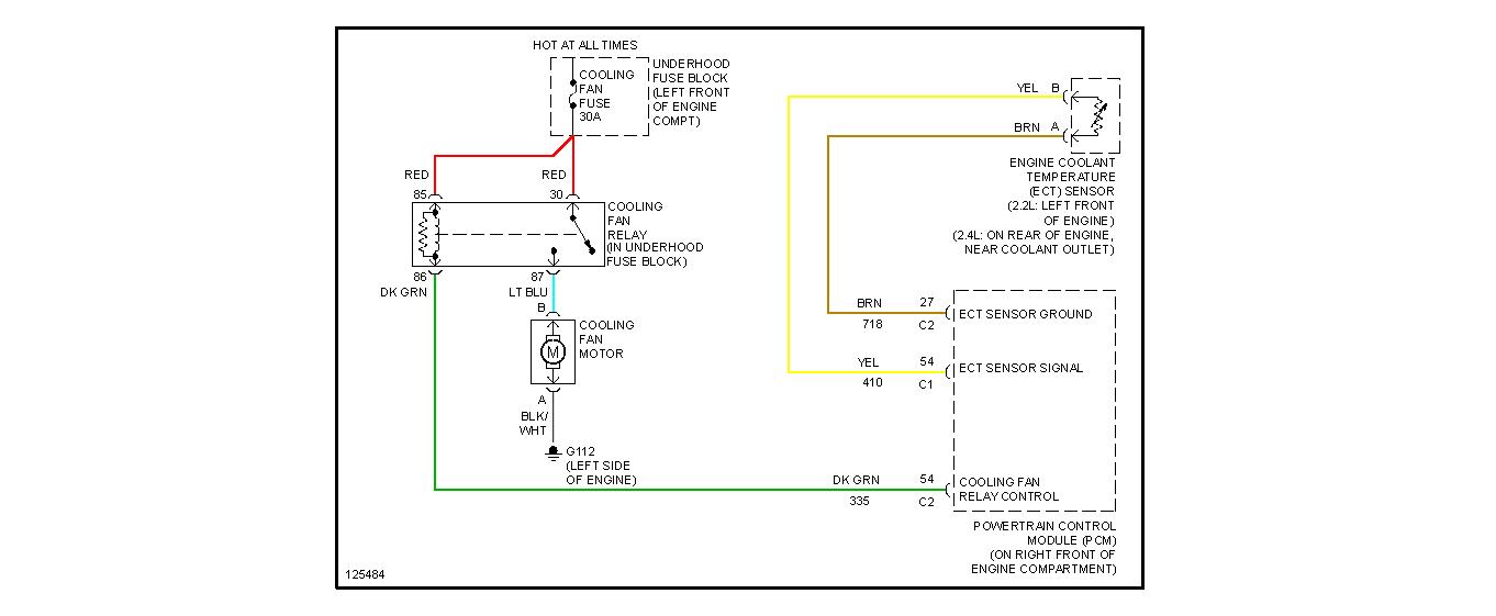 2001 Chevrolet Cavalier Wiring Diagram