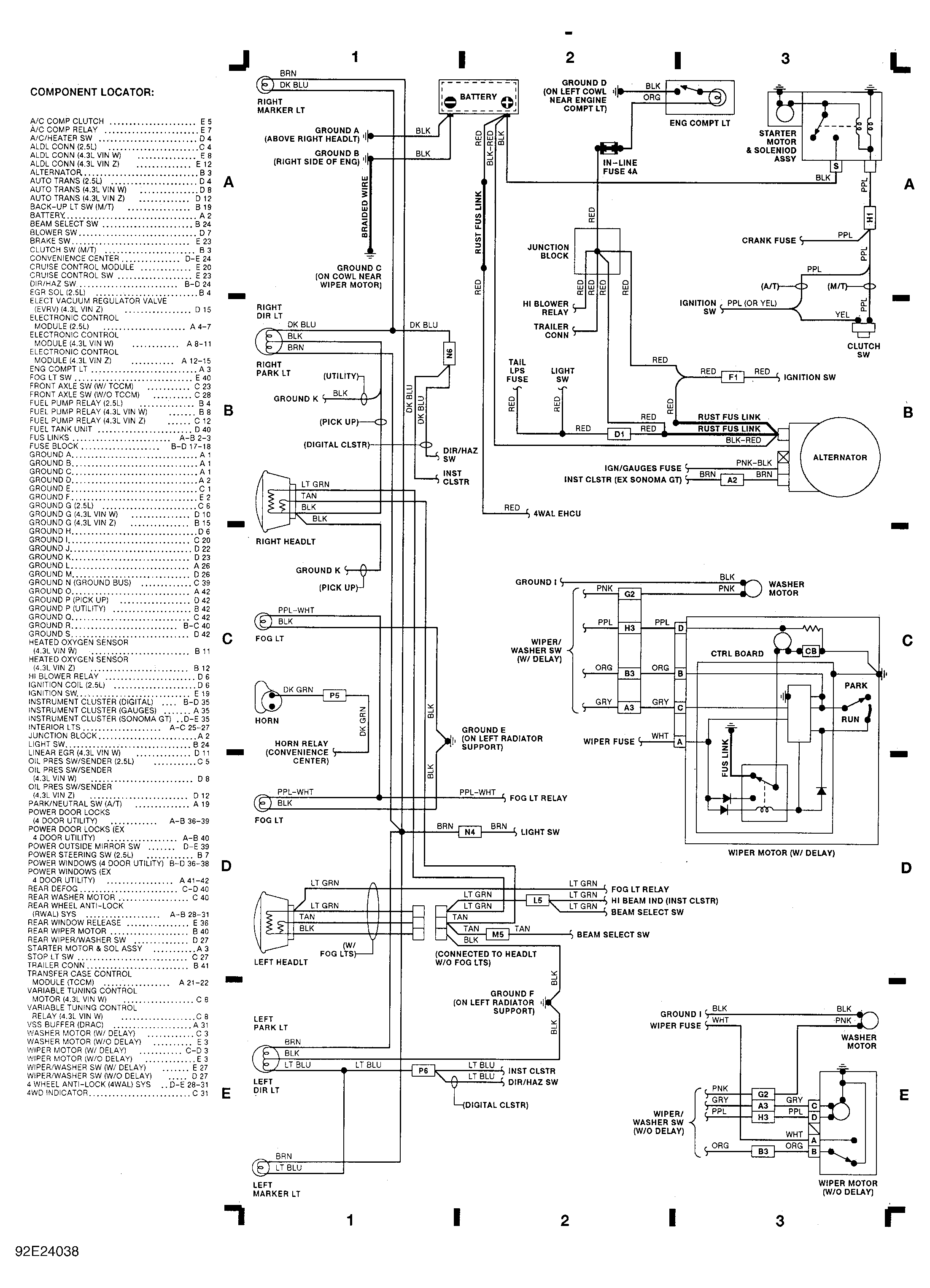 Starter Wiring Diagrams: I Have a Chevy Blazer 1999 That Will Not