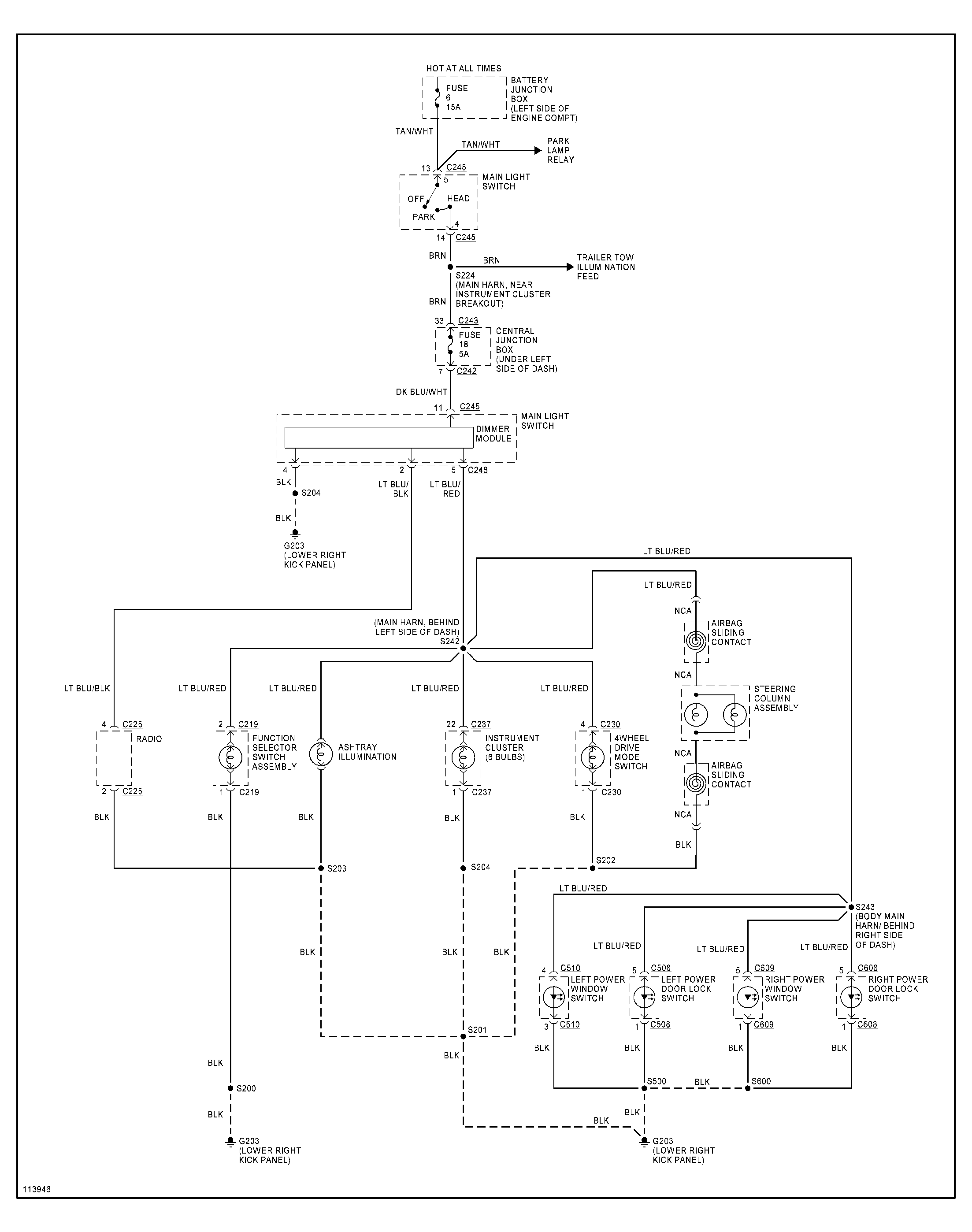 1999 Ford F250 Fuse Blowing: I Have No Tail Lights and No Dash