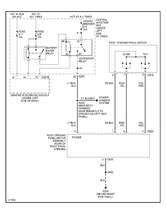 My Power Windows and Sunroof Do Not Work at All I Replaced the