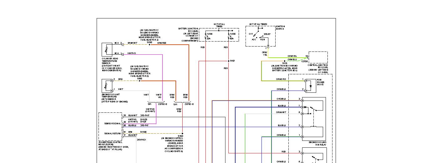 2003 Ford Focus Cooling Fan Wiring Diagram