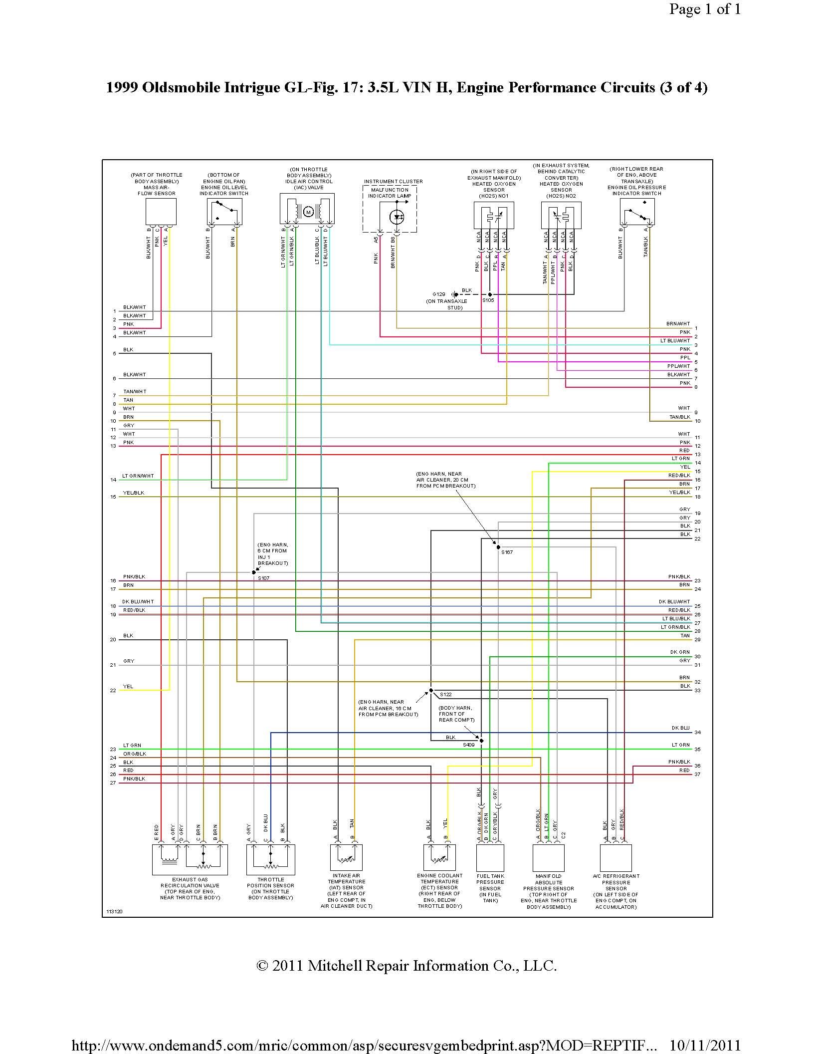 1999 Oldsmobile Intrigue Radio Wiring Diagram - Wiring Diagram and