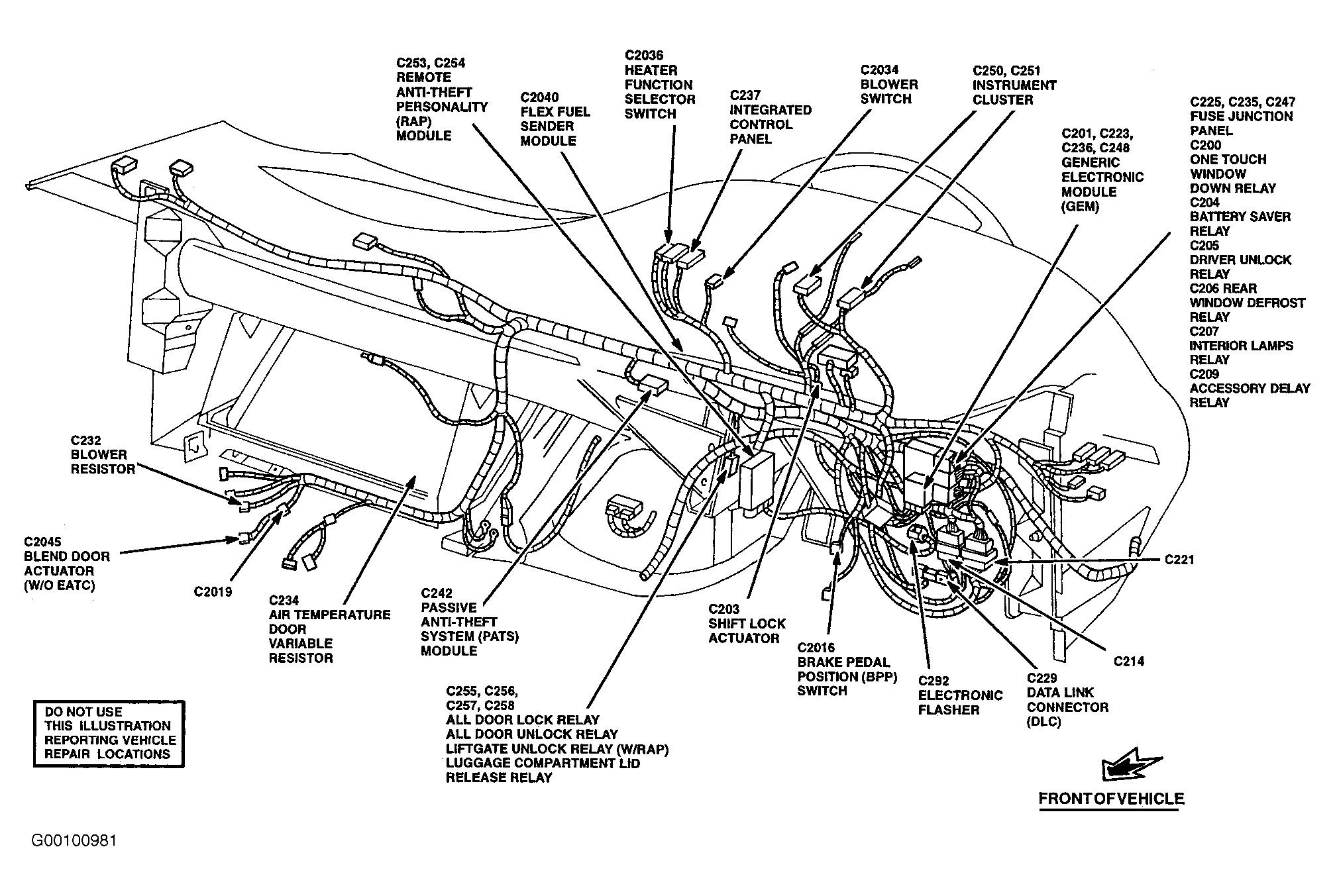 96 mercury sable transmission