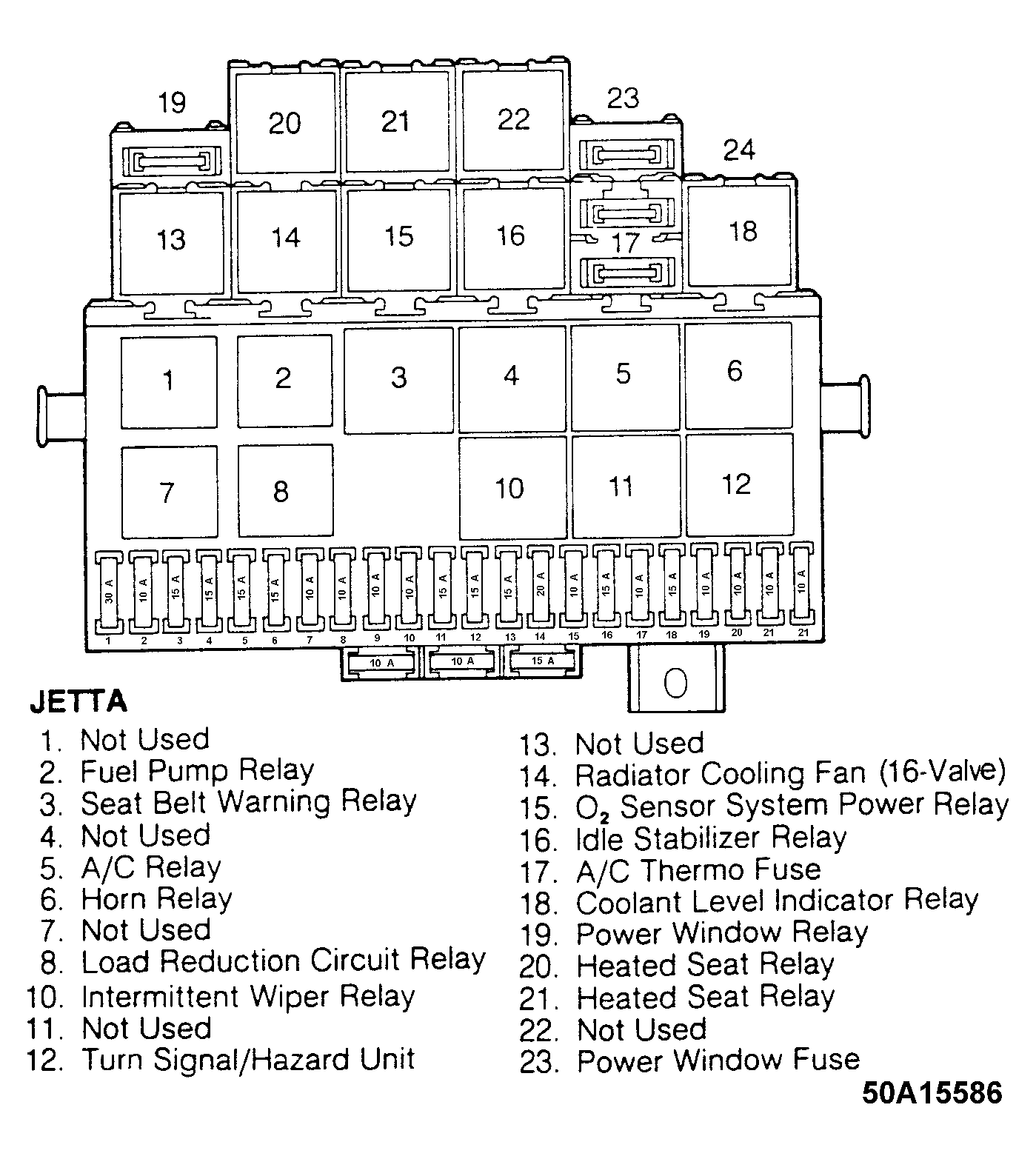 97 Vw Golf Fuse Box Diagram Wiring Diagrams