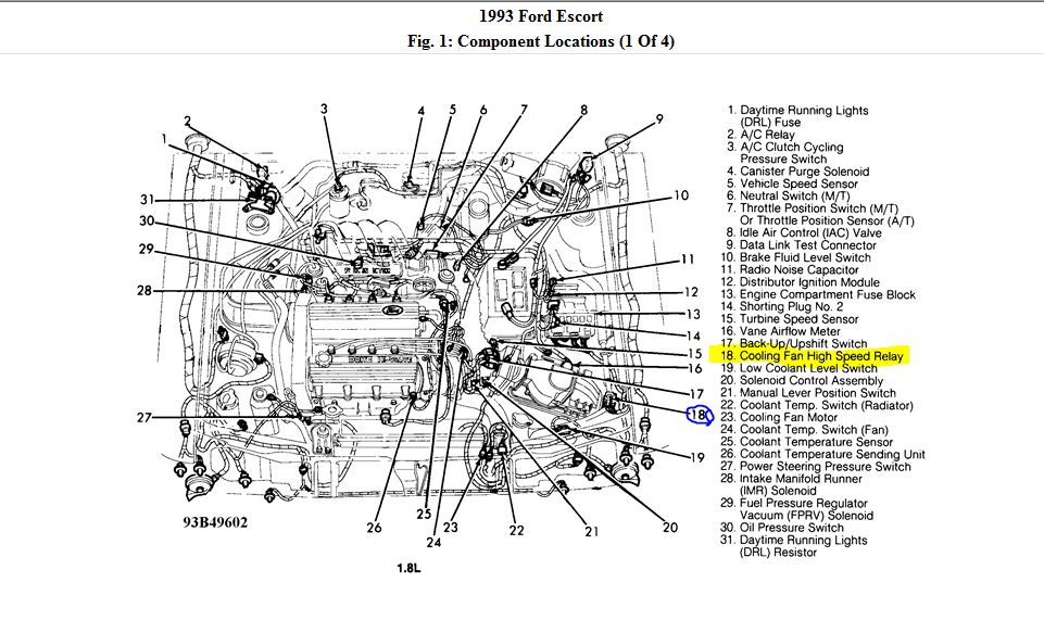 Where Are the High Speed Cooling Fan Relays?