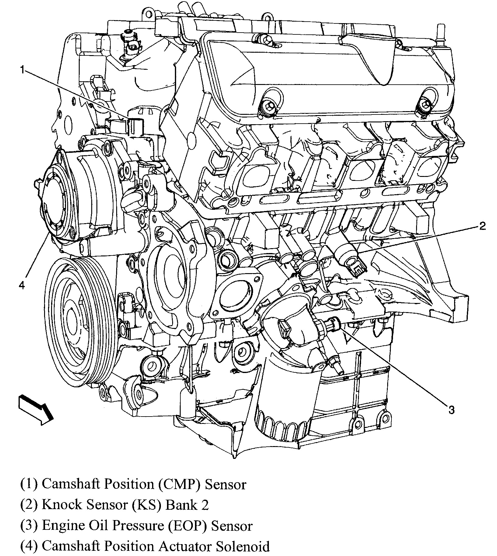 Chevy 3 1 Engine Diagram Camshaft Position Sensor