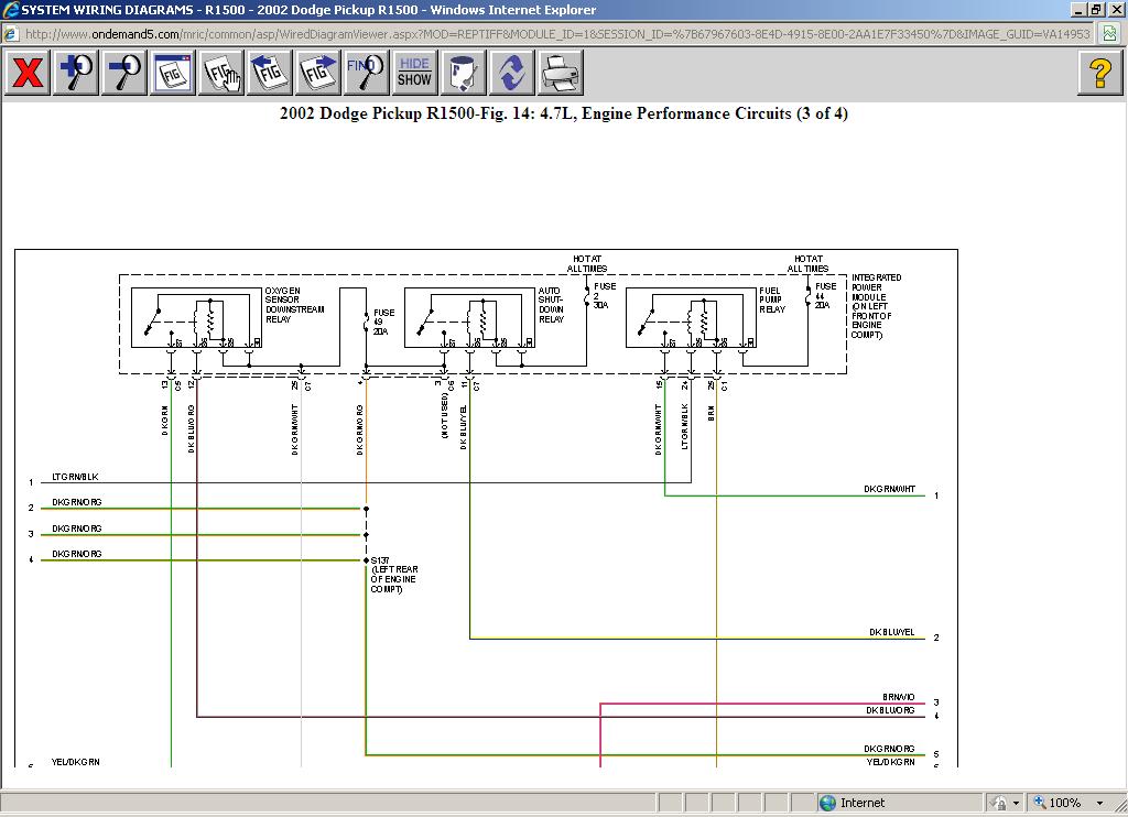 2008 dodge ram 1500 fuel pump wiring diagram