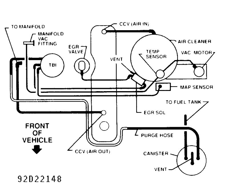 Wiring Diagram Database: 2000 Chevy Blazer Evap System Diagram