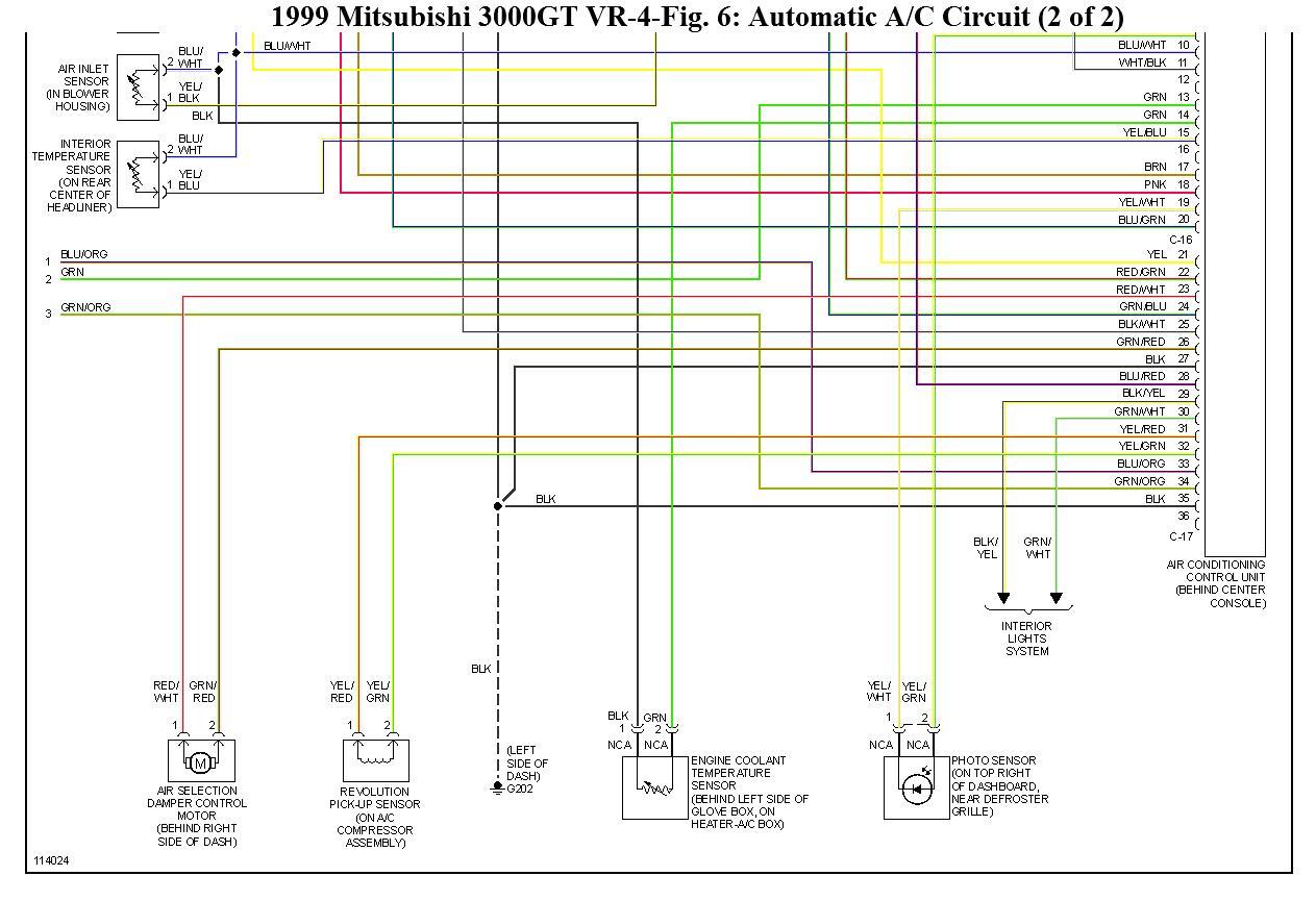 1999 Mitsubishi Galant Convert Manual AC to Auto 2006 mitsubishi galant wiring diagram 