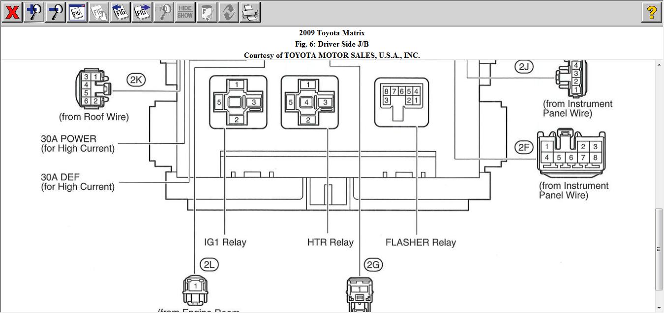 Pontiac Vibe Fuse Box Layout