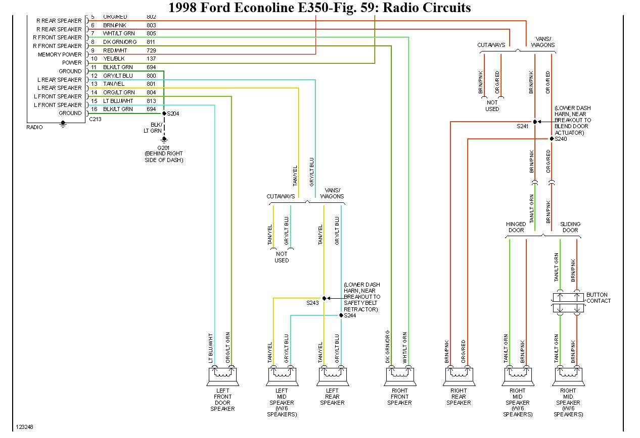 2007 E250 Wiring Diagram For Blower