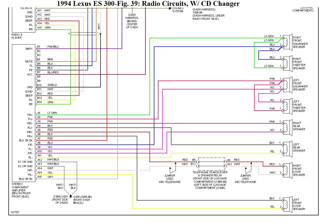 Lexus is300 radio fuse location