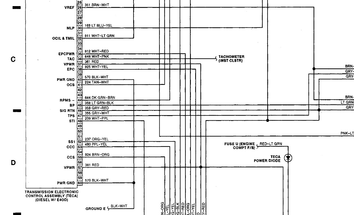 Ford E40d Transmission Wiring Harnes - Wiring Diagram