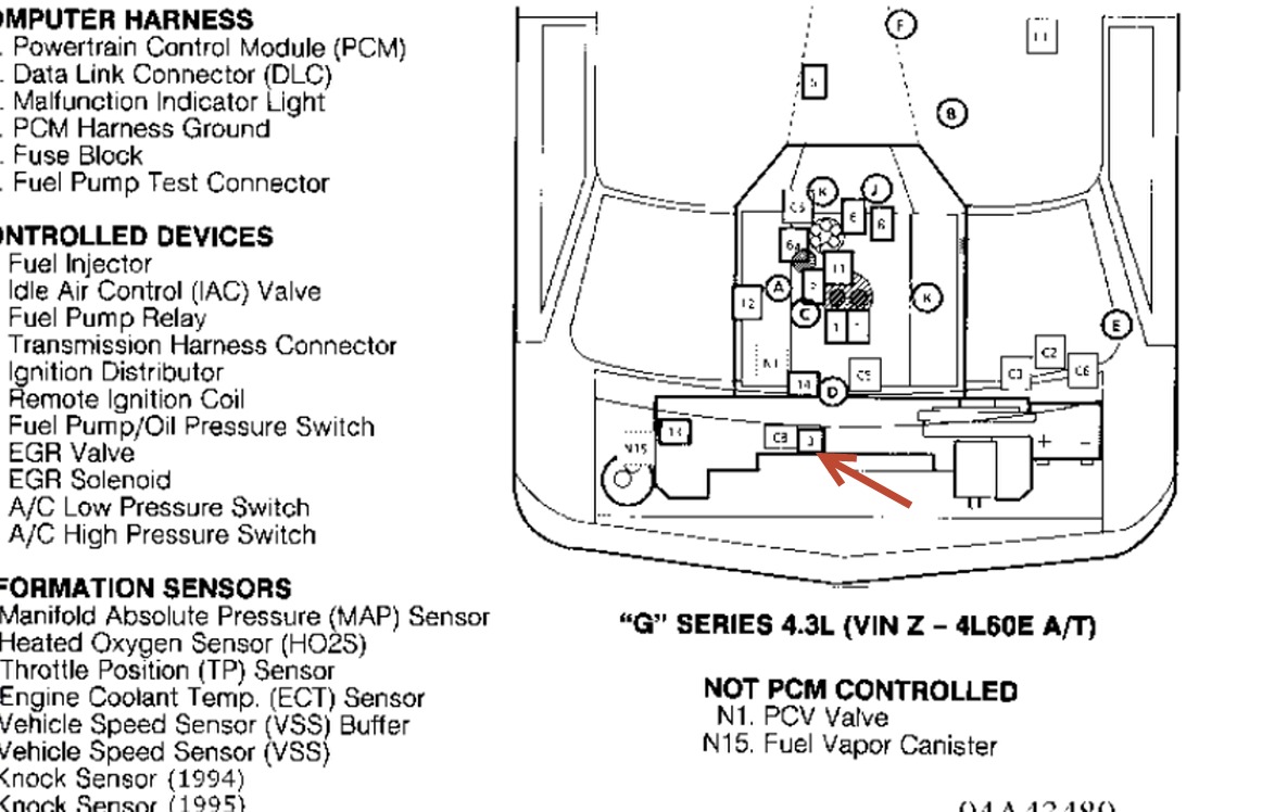 Chevy G20 Engine Diagram