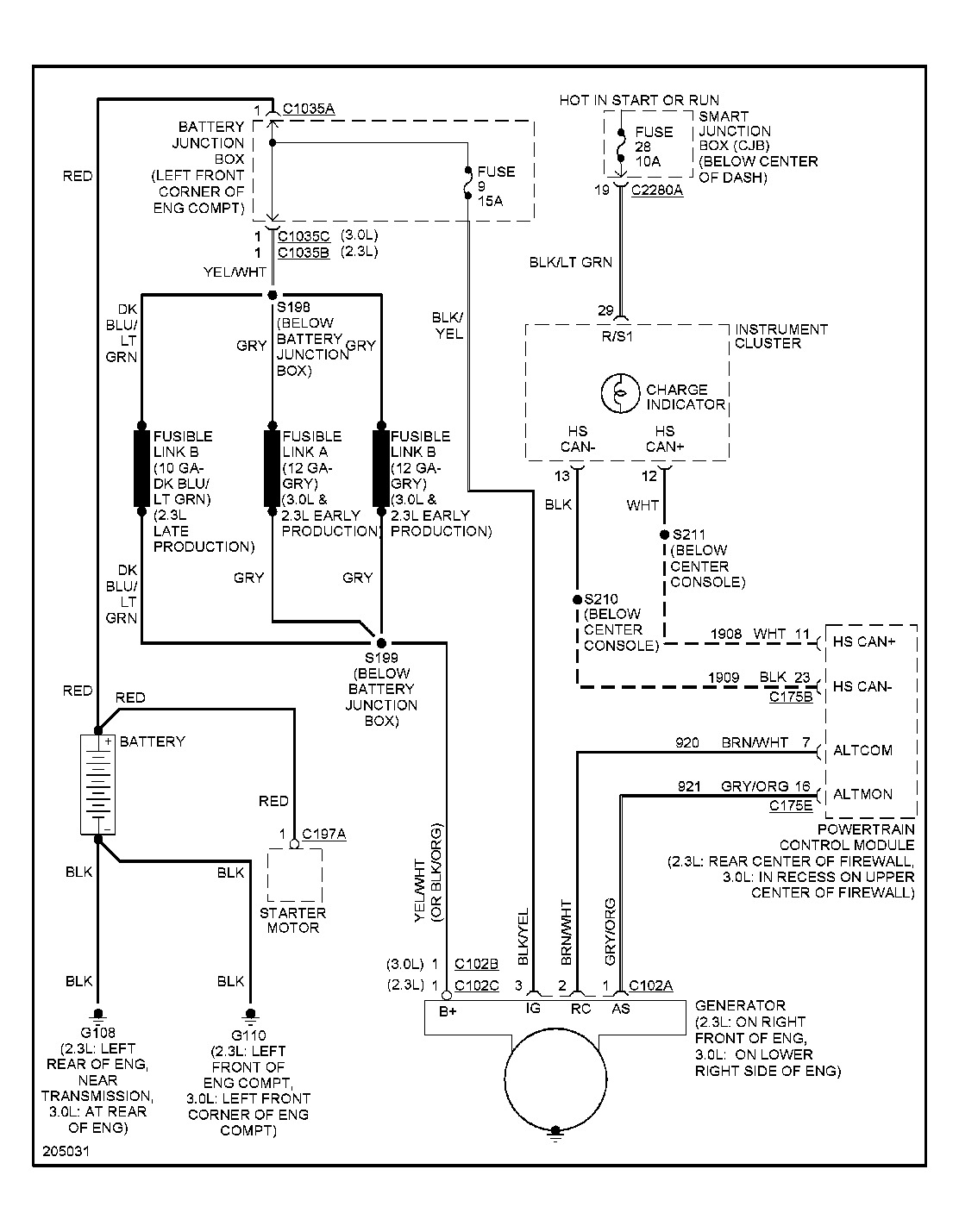 2005 Ford Escape Charging System Problem: a Few Weeks Ago My