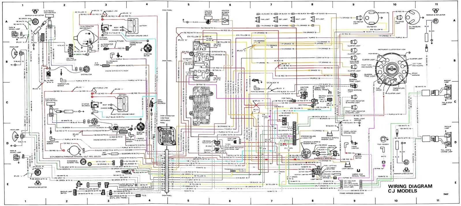 1965 Jeep Cj5 Wiring Diagram Pictures - Wiring Diagram Sample