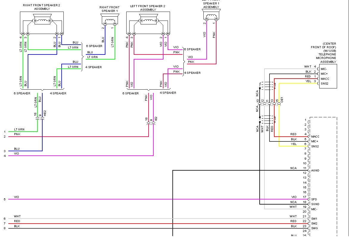 Toyota Steering Wheel Radio Controls Wiring Diagram from www.2carpros.com