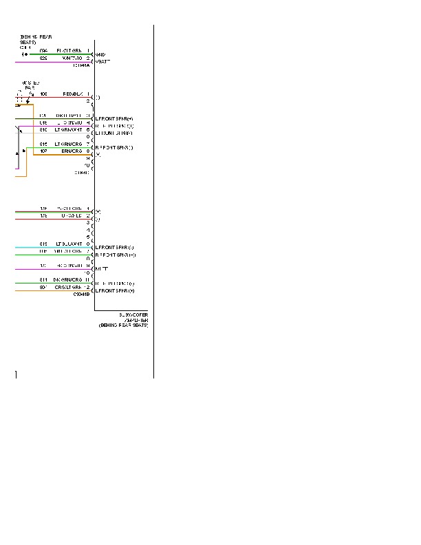 Need the Picture of Stereo Wiring: YES I TRIED TO PRINT WIRING