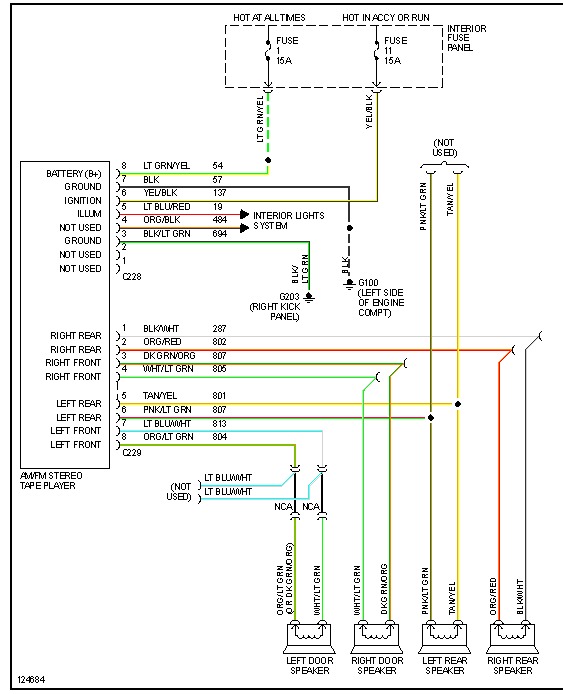97 Ford Explorer Stereo Wiring Diagram from www.2carpros.com