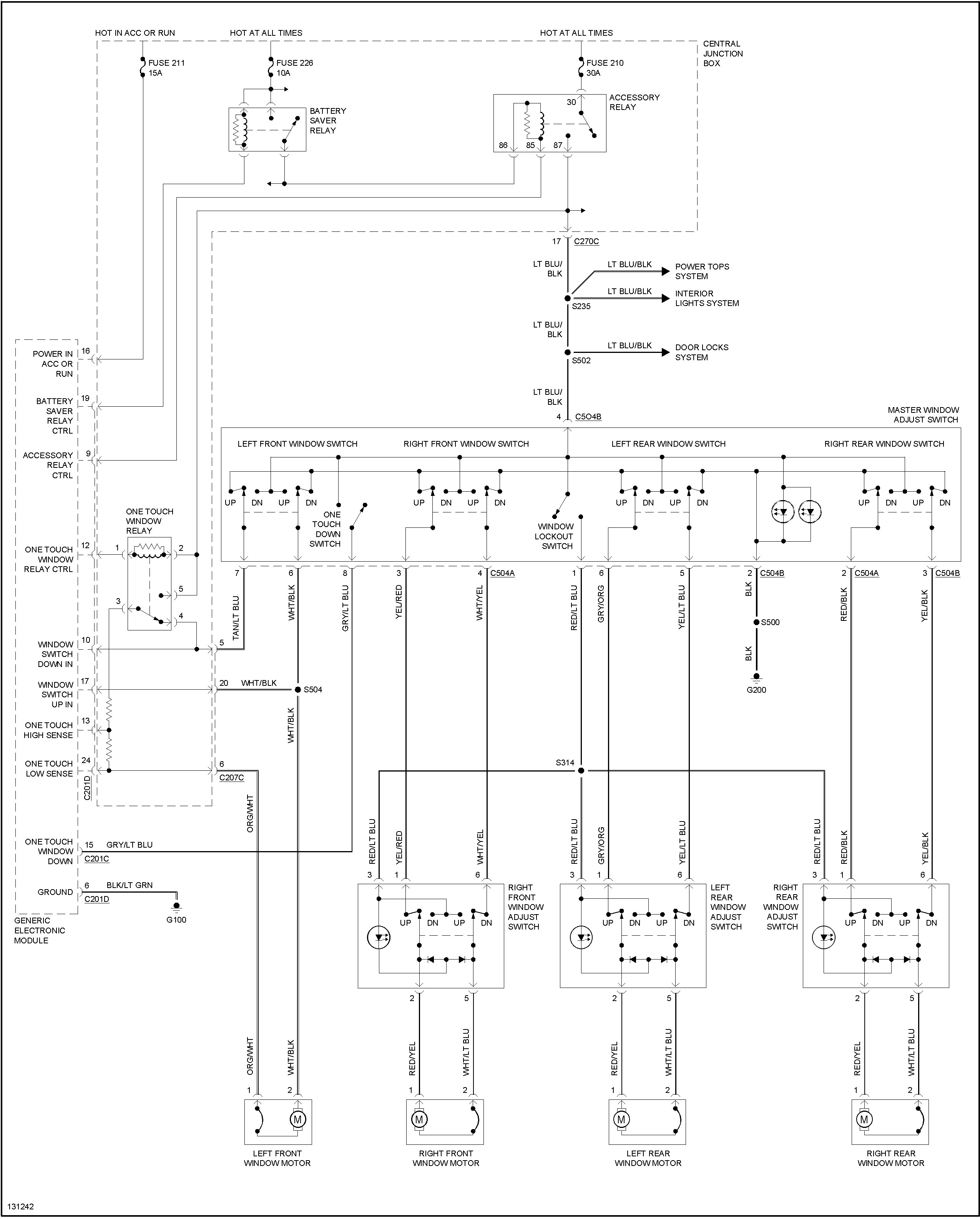 1999 Mercury Sable Fuel Pump Wiring Diagram - Wiring ...