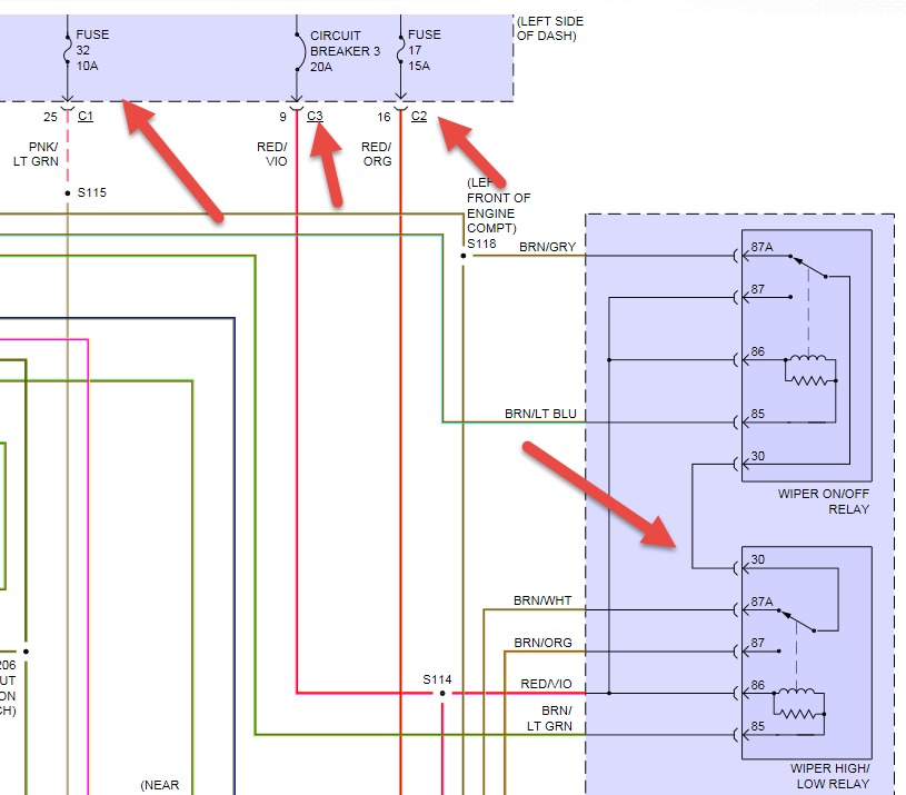 Windshield Wipers Only Work on High When I Go to Use My