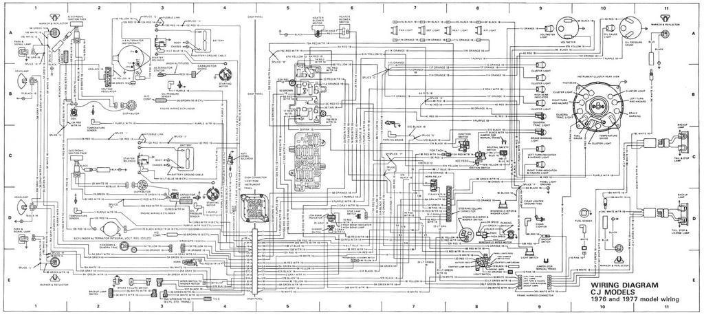 1980 Jeep Cj Wiring Diagram / Tom Oljeep Collins Fsj Wiring Page / 1981