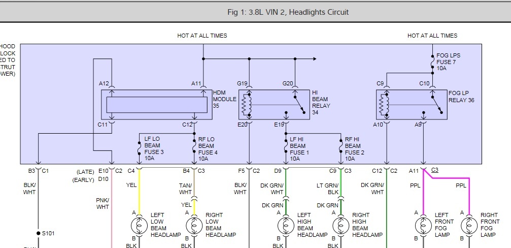 2004 Pontiac Grand Prix Stereo Wiring Diagram from www.2carpros.com