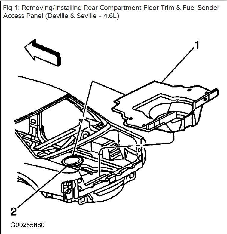 1996 cadillac deville fuel pump replacement