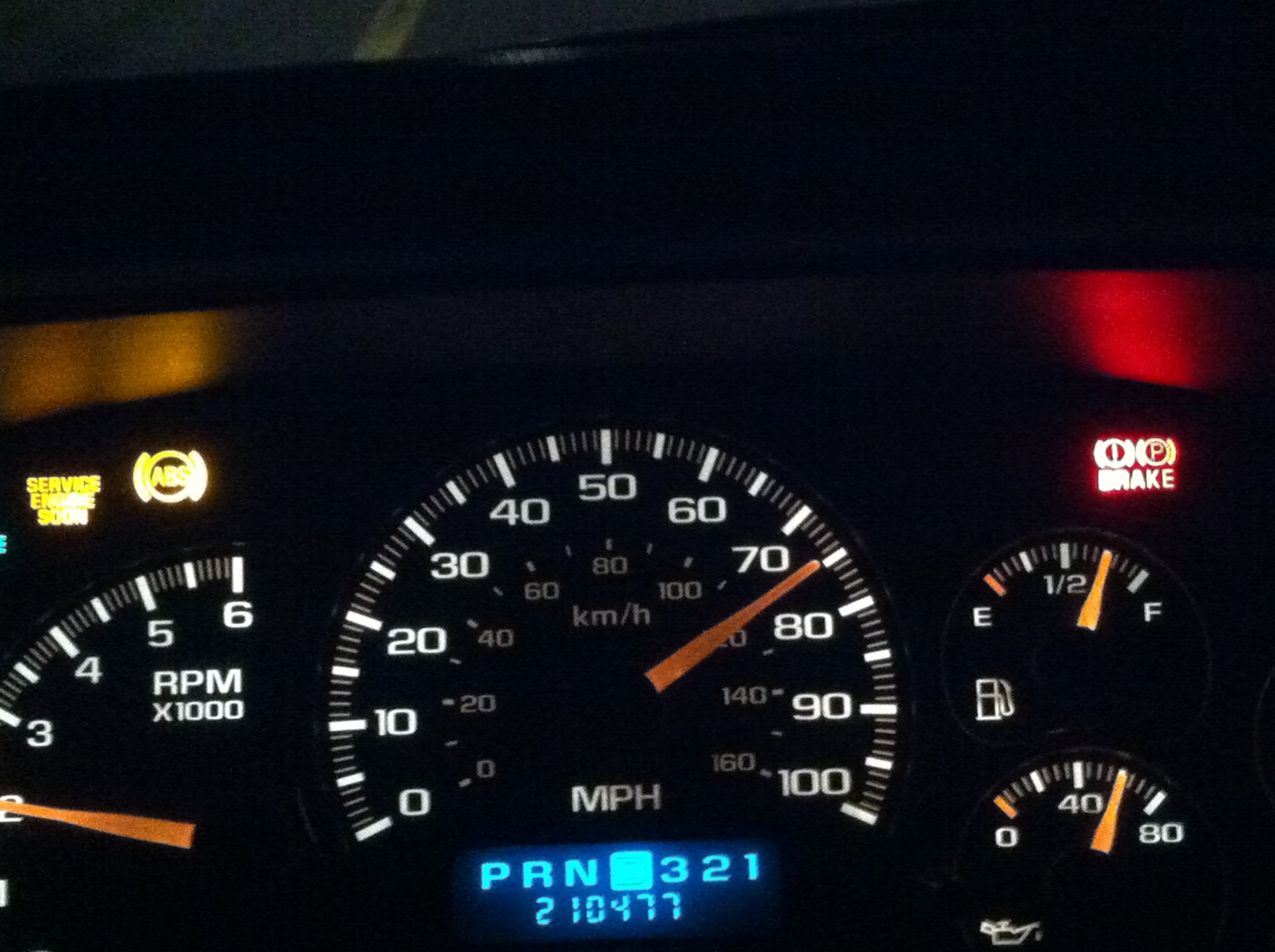 2002 Chevrolet Avalanche Brake Light Driving Suddenly My Anti