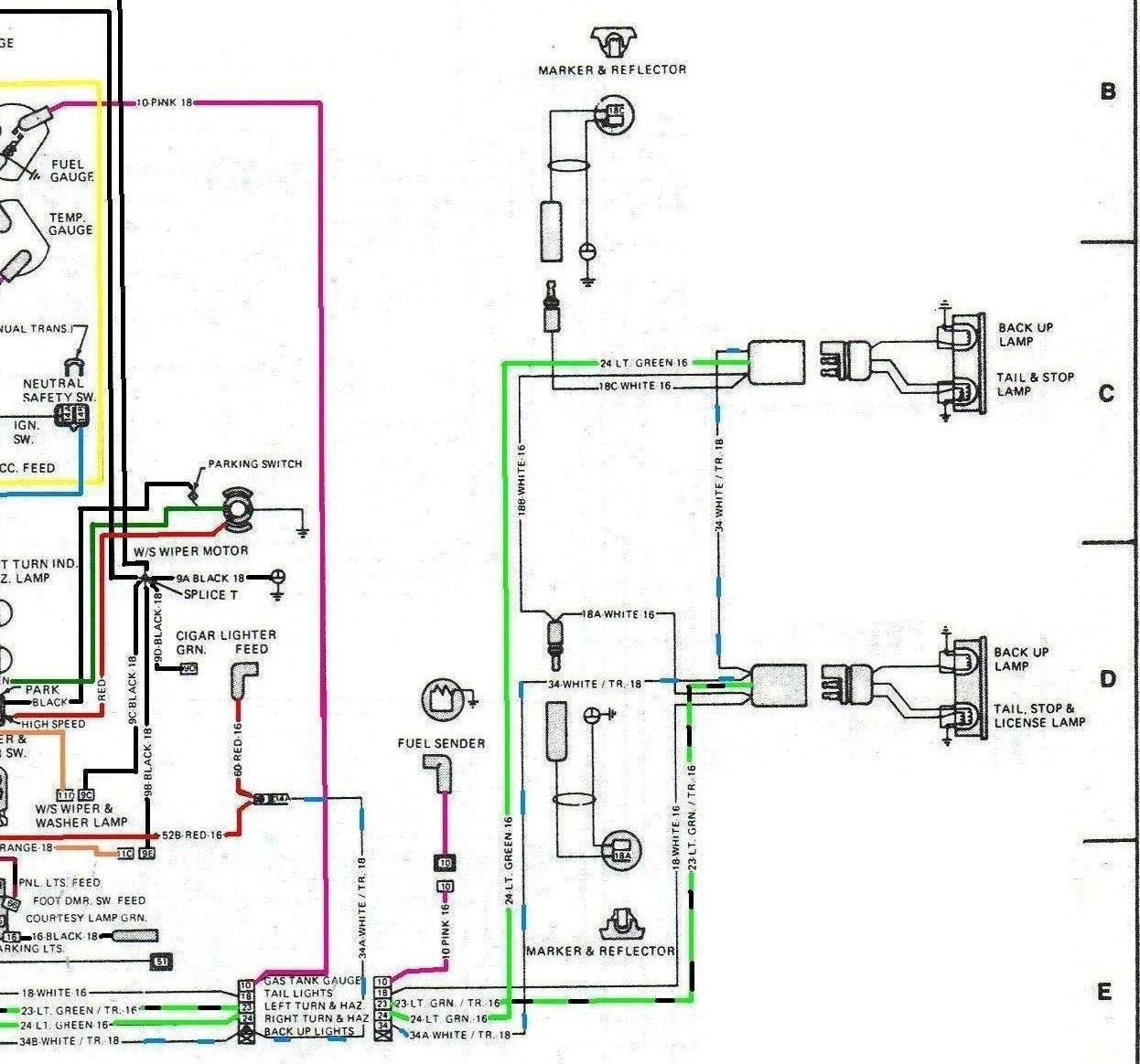 Tail Light Wiring: I Have a Little Issue with the Tail ... cj7 headlight wiring diagram 