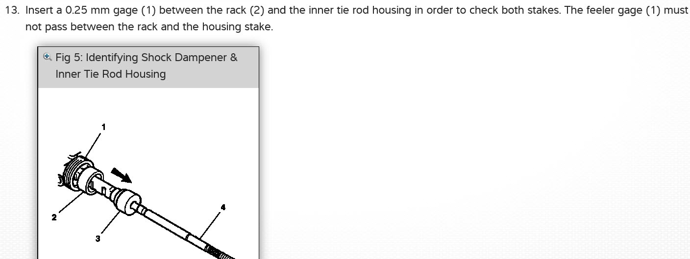 Tie Rod End Size Chart