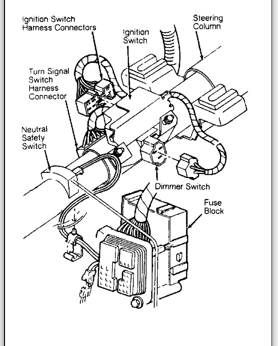 Ignition Switch My Van Would Not Turn Off I Got It Off and the
