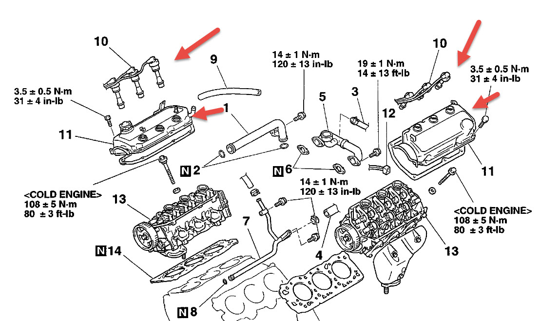Valve Cover Gaskets My Montero Has An Oil Leak From the Valve